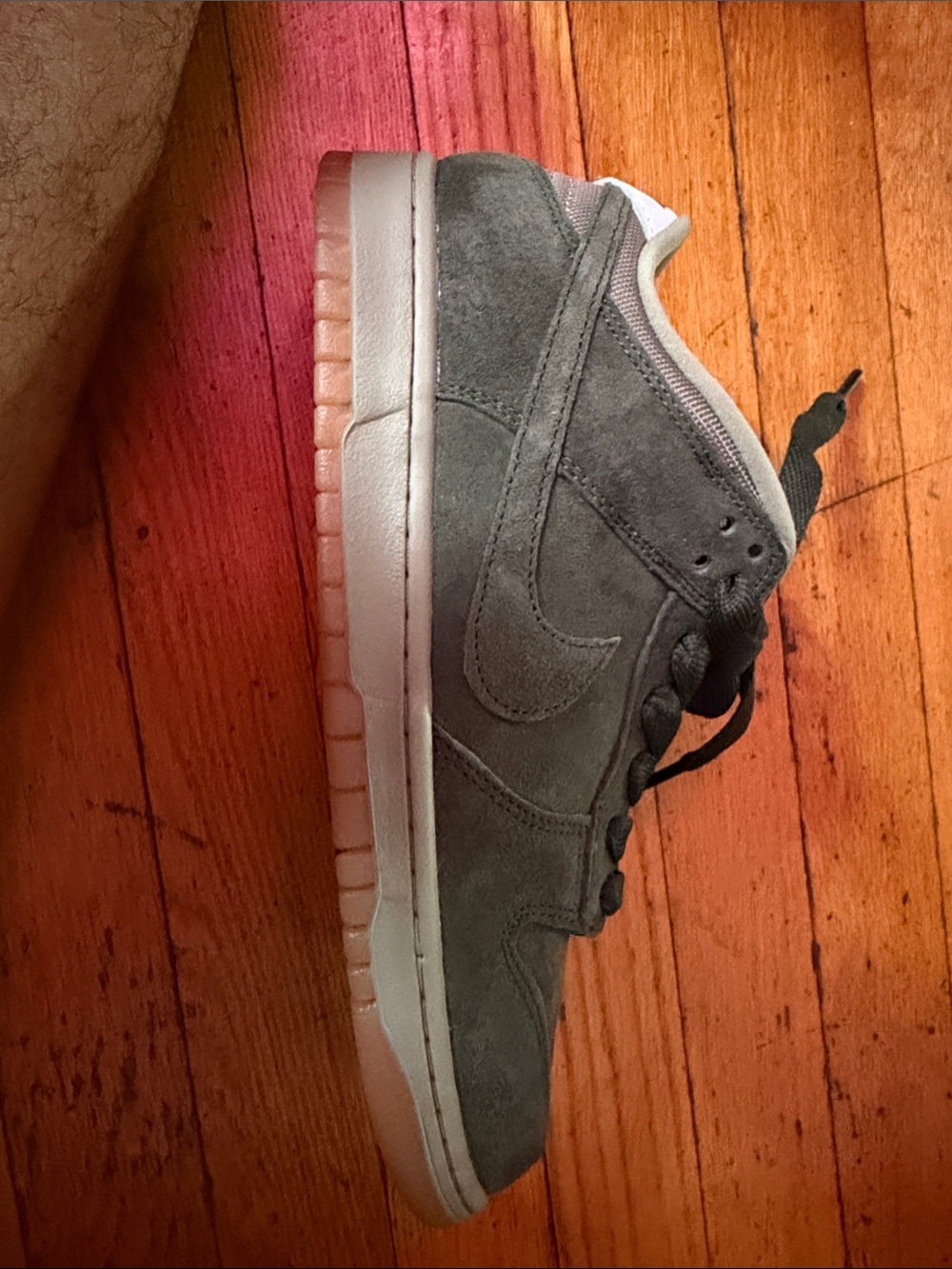 Nike sb green Suede Low-Top Athletic Sneaker
